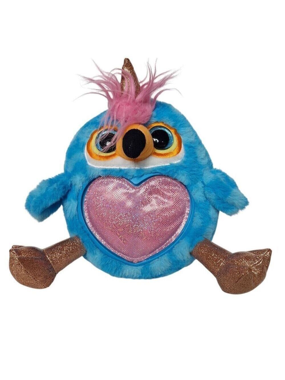 Zuru Rainbocorns Wild Heart Toucan Plush Blue 10 Inch